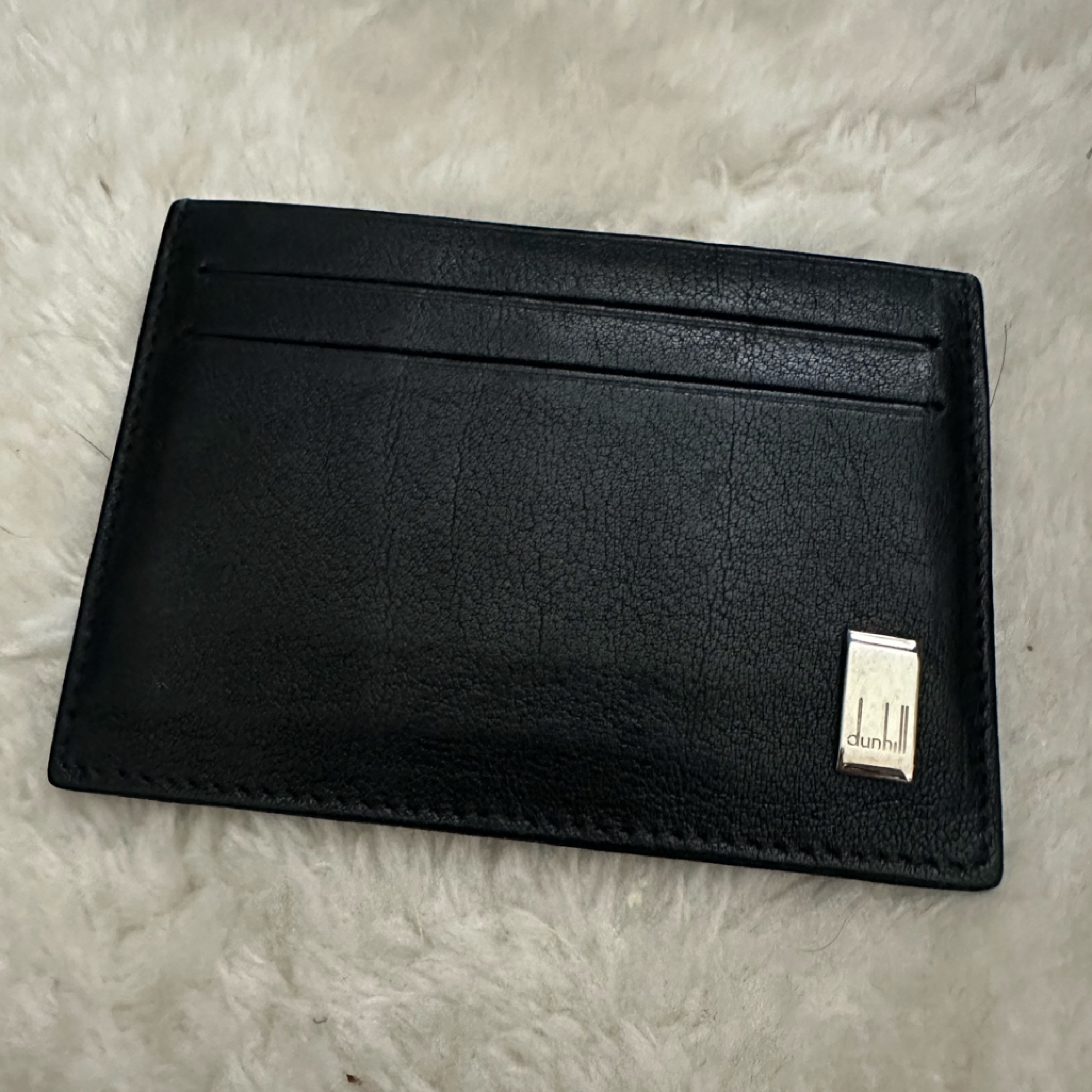Vintage Dunhill Leather Card Holder Waller